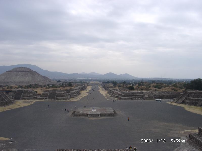 Aussicht von der Mondpyramide